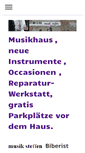 Mobile Screenshot of musik-solothurn.com